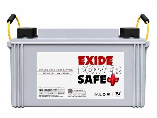 Exide Powersafe Plus SMF Battery EP100 12V 100Ah
