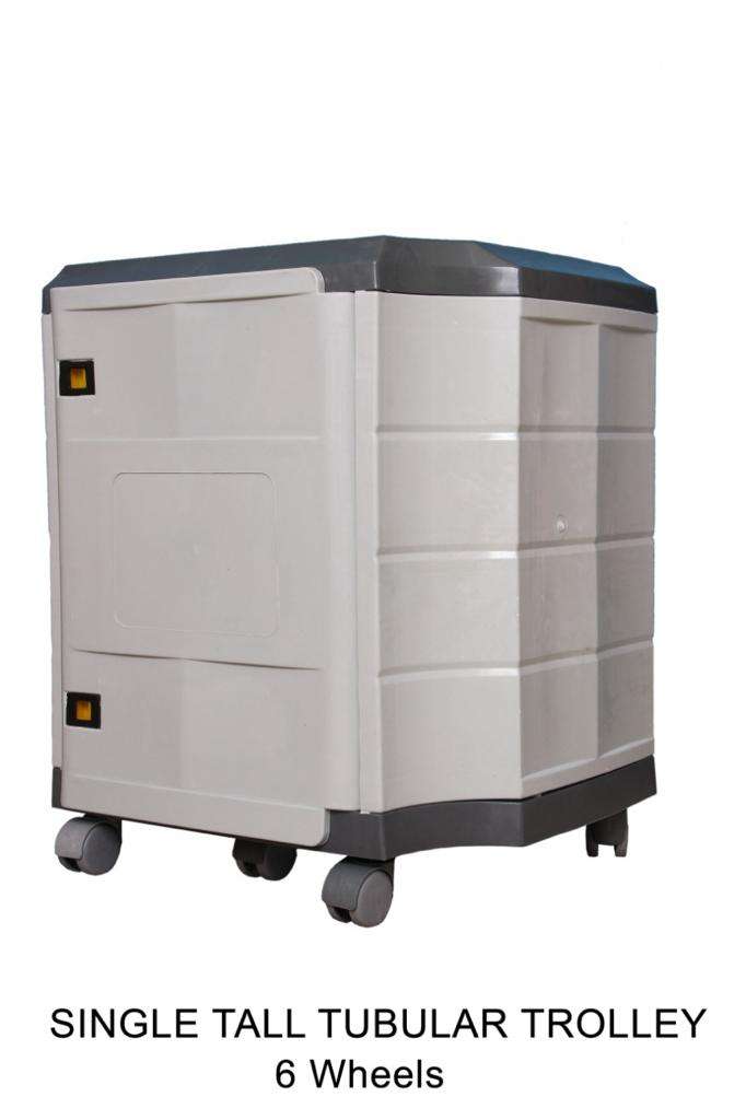 Microtek Tall Tubular Battery Trolley