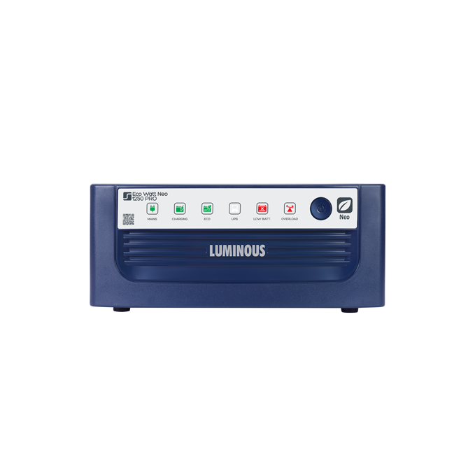 Luminous Eco Watt Neo 1250 Pro - 1250VA Square Wave Home Inverter