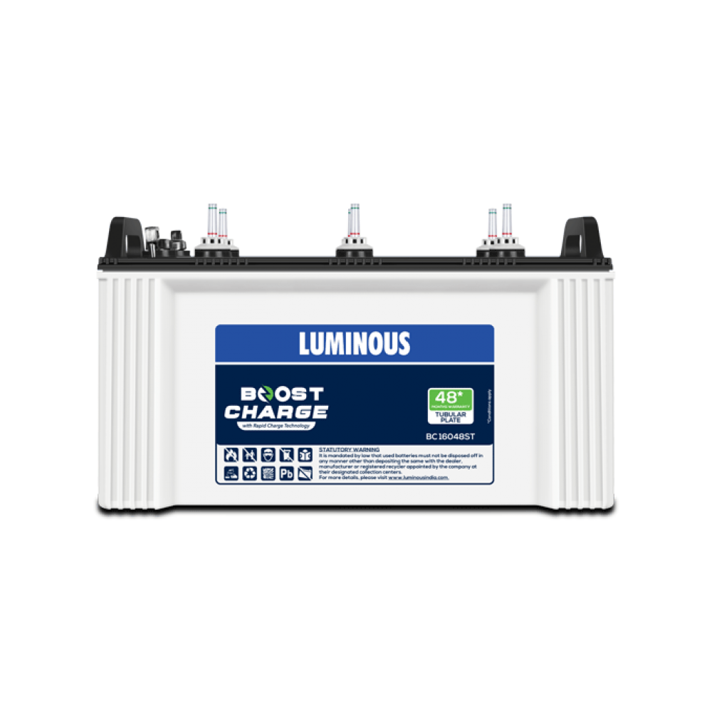 Luminous Boost Charge BC 16048ST - Tubular Inverter Battery 135Ah