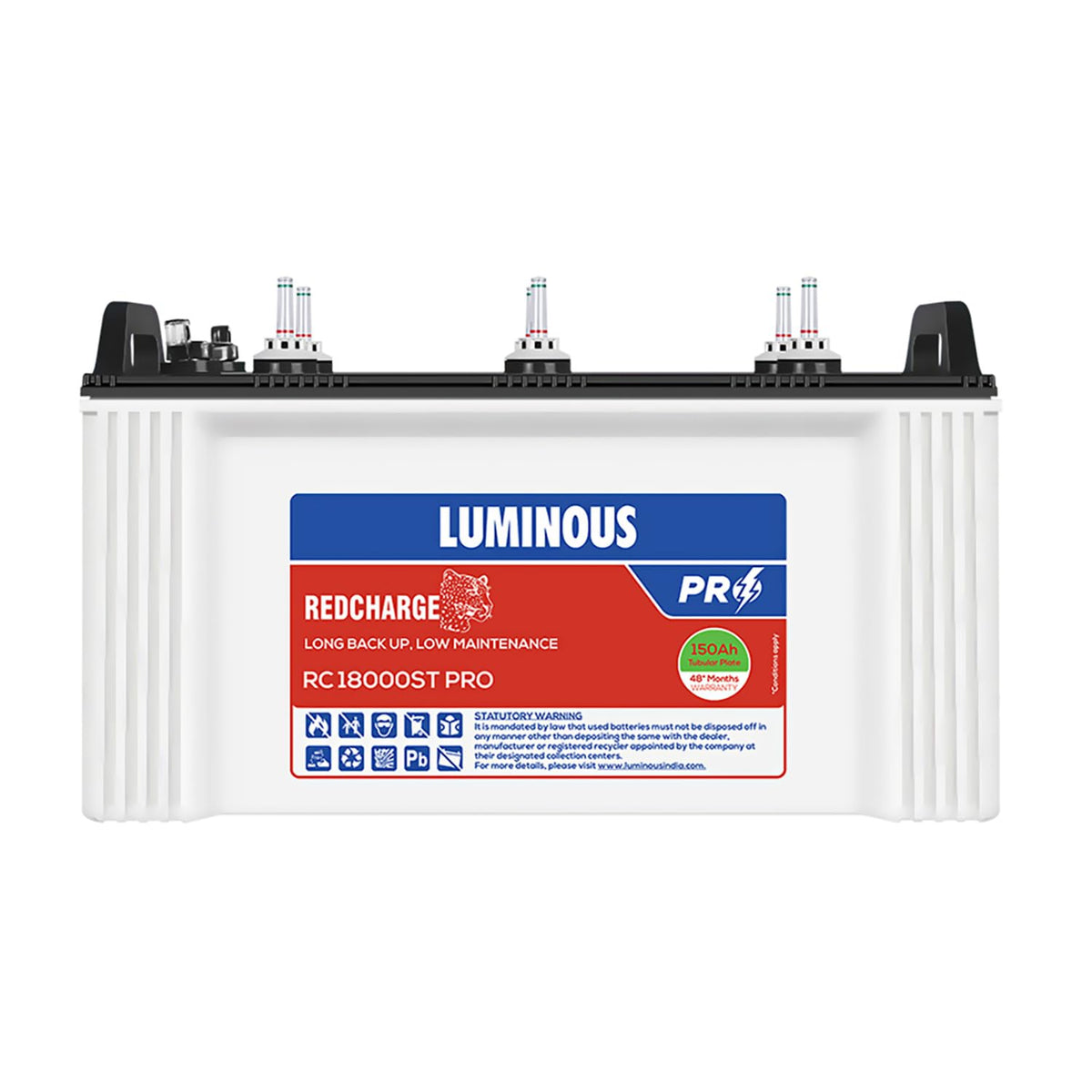 Luminous Red Charge RC 18000ST Pro inverter battery