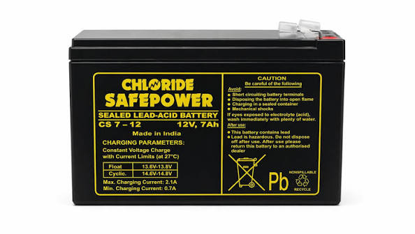 Exide Powersafe Plus SMF Battery EP7 12V 7Ah