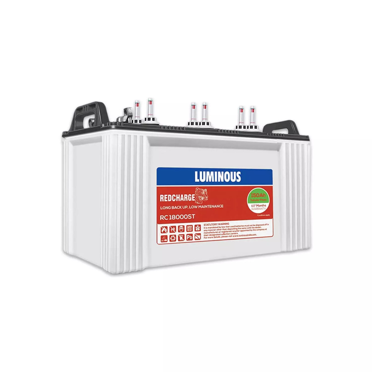 Luminous Red Charge Tubular Battery