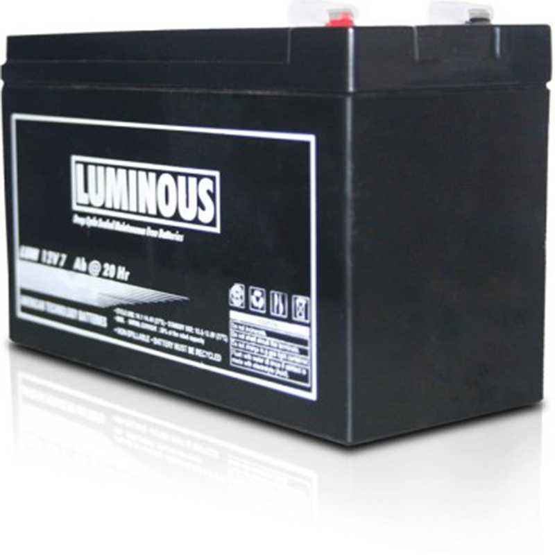 Luminous 12V 7.5Ah SMF UPS Battery