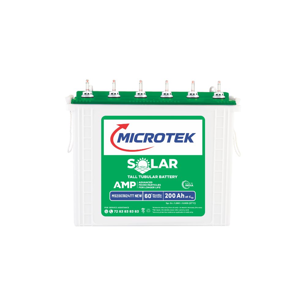 Microtek Dura Strong MS200003624TT-12V - Solar Battery 200Ah