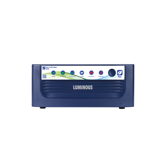 Luminous Eco Volt Neo 1250+ - 1250VA Pure Sine Wave Home Inverter