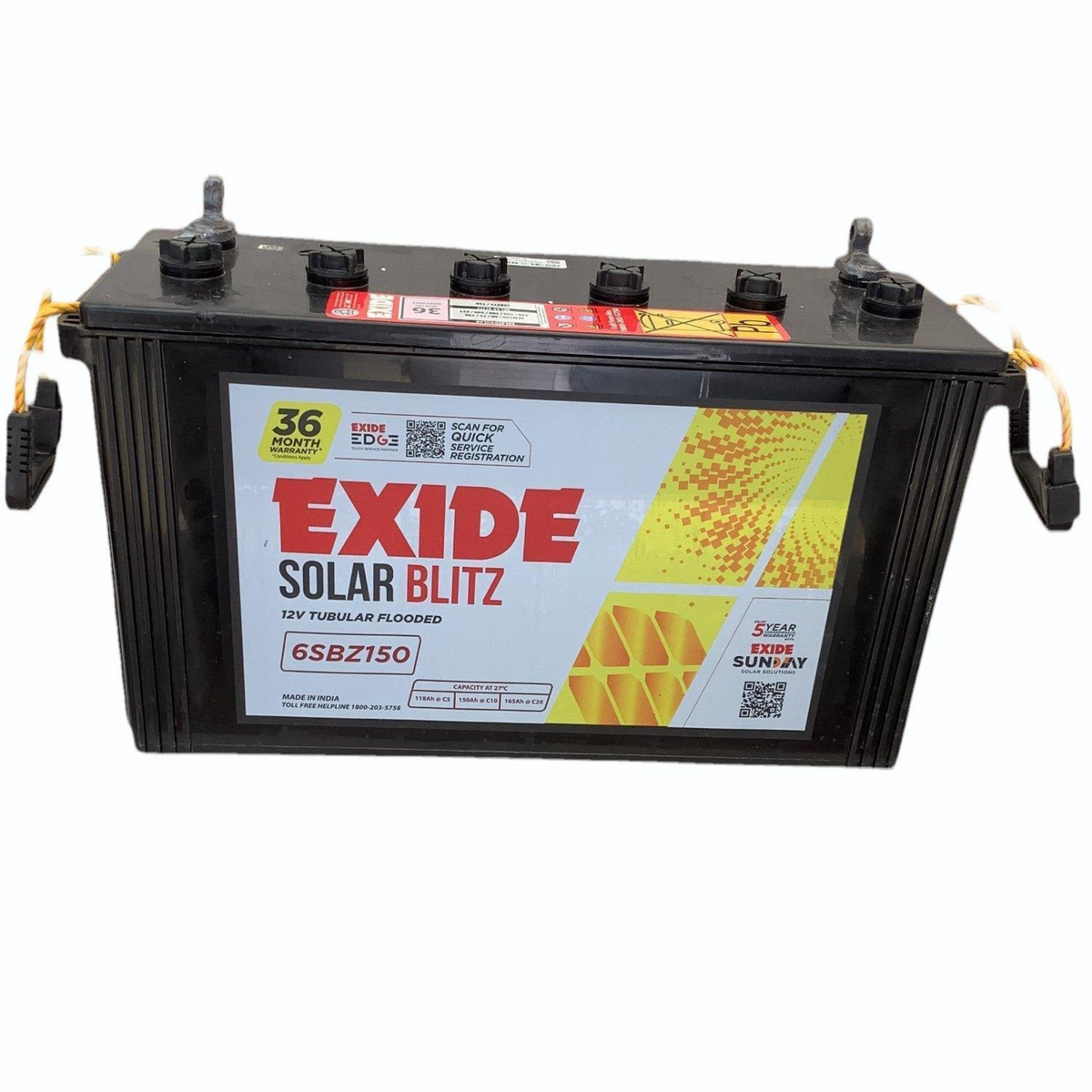 Exide SolarBlitz 6SBZ150 solar battery