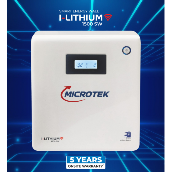 Microtek I-Lithium WiFi 1500SW - Lithium Home Inverter with WiFi Monitoring