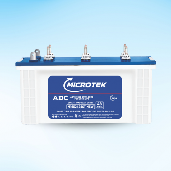 Microtek Smart Tubular M1852424ST - Inverter Battery 185Ah
