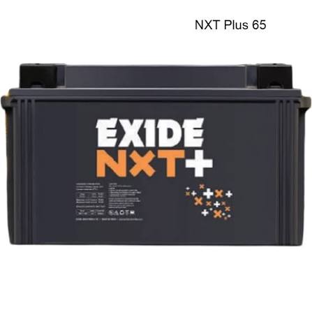 Exide NXT Plus 65/12 SMF VRLA Battery 65Ah